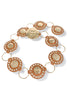 Back With You Brown Sun Face Medallion Belt
