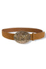 Brandy Gold Buckle Brown Belt