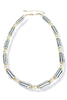 Welcome To Come Blue Beaded Necklace