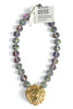 Made In The Deep South 1970s Brooch 1970s Glass Beads Necklace