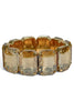 Britney Champagne Stretch Bracelet
