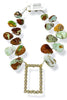 Made in the Deep South 1960s Belt Buckle 1960s Chrysoprase Beads