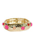 Once It's Known Hot Pink Stretch Bracelet