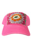 Kilim Baseball Hat - Hot Pink 35