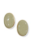 Same Views Grey Oval Earrings