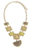 Full Of Luck Gold Multi Statement Necklace