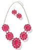 Best To Come Fuchsia Western Necklace Set
