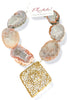 Made In The Deep South 1950s Brooch 1960s Agate Necklace