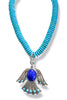 Made in the Deep South 1960s Phoenix Pendant 1960s Turquoise Necklace