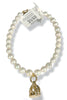 Made in the Deep South 1960s Fob Baroque Pearl Necklace