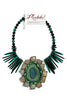 Made in the Deep South 1970s Agate Pendant 1940s Necklace