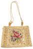 Made In The Deep South 1970s Needlepoint Purse