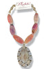 Made In The Deep South 1960s Agate/Quartz 1960s Agate Necklace