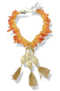 Made In The Deep South 1960s Crown Trifari 1980s Pendant Quartz Necklace