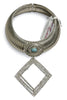 Made in the Deep South 1950s Buckle 1970s Collar Necklace