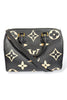 LV Bicolor Monogram Empreinte Speedy Bandouliere 25 Black
