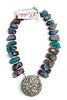 Made in the Deep South 1950s Brooch 1960s Agate Beads Necklace