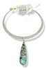 Made In The Deep South 1960s Chrysocolla Pendant 1970s Necklace