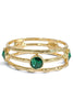 Needing More Emerald Bangle Bracelet Set