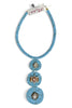 Made In The Deep South 1960s Czech Buttons 1970s Pendant Necklace