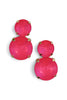 Sienna by TOVA Molly Electic Pink Earrings