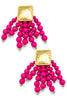 Spark In Your Life Earring - Fuchsia