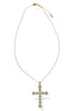 Blissful Beauty Gold Cross Necklace