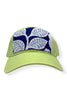 Kilim Baseball Hat - Lime 81 *Final Sale*