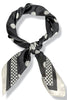 Take Me Anywhere Black Polka Dot Square Scarf