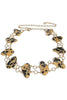 Marlowe Leopard Stone Link Chain Belt