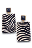 In The Wild Earrings - Zebra