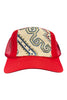 Kilim Trucker Hat - Red 275