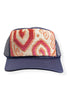 Kilim Trucker Hat - Navy 243