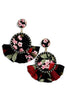 Fabric Disc & Fan Earrings - ASH E