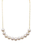 16" Necklace Gold Beaded Bliss 4mm Pearl | E-Newton