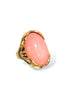 Aurora Pink and Gold Adjustable Ring