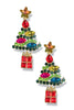 DOORBUSTER Oh Christmas Tree Green Drop Earrings