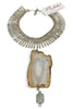 Made In The Deep South 1960s Agate Pendant 1980s Necklace