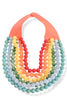 Oaklyn Multi Color Smooth Bead Layered Necklace