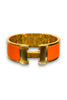 Hermes Medium Clic Clac - Orange/Gold