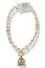 Made In The Deep South 1960s Fob Baroque Pearl Necklace