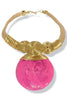Open To More Pink Statement Necklace