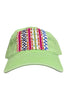 Kilim Baseball Hat - Lime 124 *Final Sale*