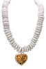 Charming Love Necklace - White