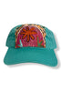 Kilim Baseball Hat - Turquoise 34