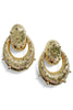 On My Mind Textured Door Knocker Earrings