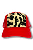 Kilim Trucker Hat - Red 345
