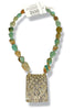 Made In The Deep South 1920s Shoe Clip 1960s Turquoise Bead Necklace
