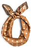 Polka Party Camel Square Scarf