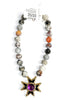 Made In The Deep South 1960s Brooch 1960s Agate Beads Necklace
